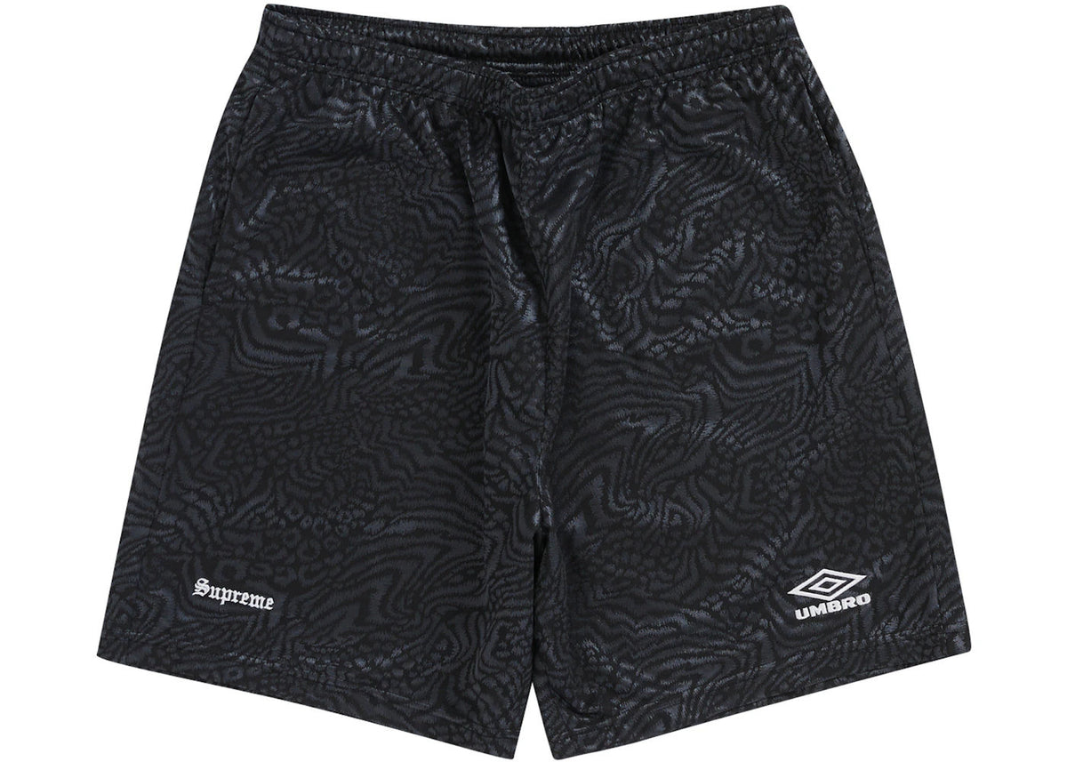 Supreme Umbro Jacquard Animal Print Soccer Short Black