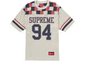 Supreme Patchwork Yoke Football Top Stone