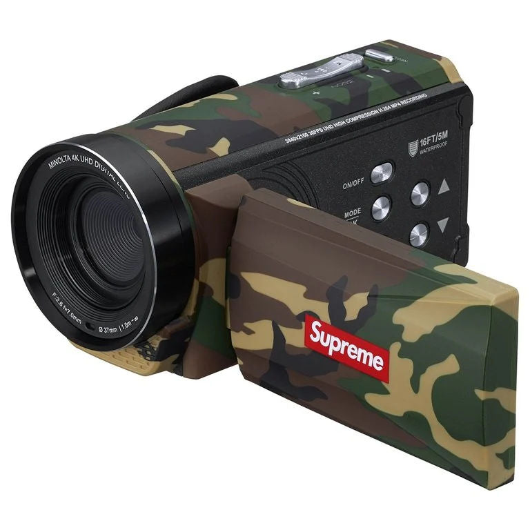 Supreme Minolta MN4K300WP Waterproof Camcorder Woodland Camo