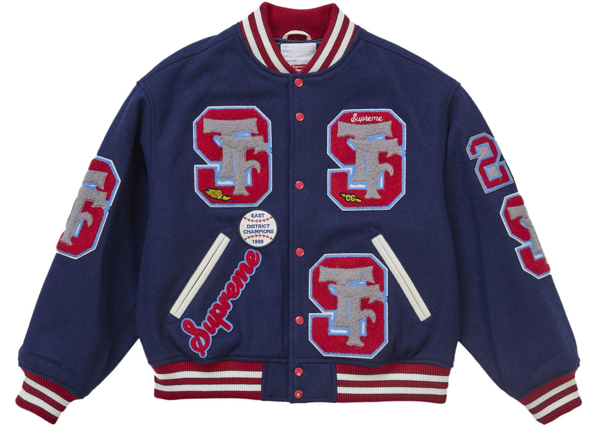 Supreme Drill Team Varsity Jacket Navy