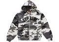 Supreme Arc Thermal Lined Zip Up Hooded Sweatshirt Snow Camo - Used/Worn