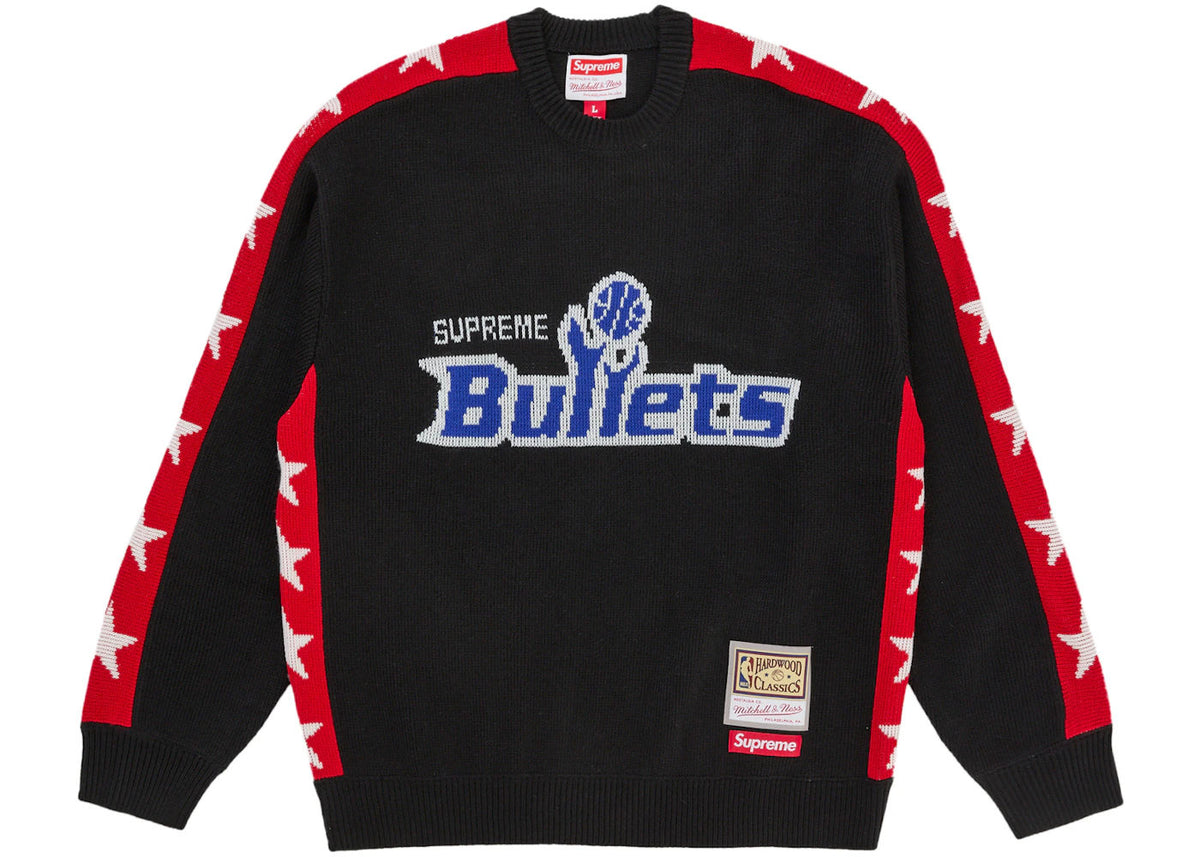 Supreme Mitchell & Ness Teams Sweater Black