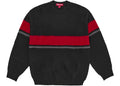 Supreme Brushed Stripe Sweater Black