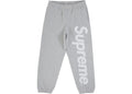 Supreme Satin Applique Sweatpant (SS26) Heather Grey
