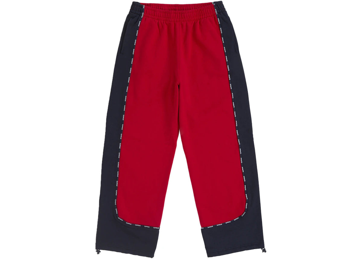 Supreme Piping Sweatpant (FW25) Red