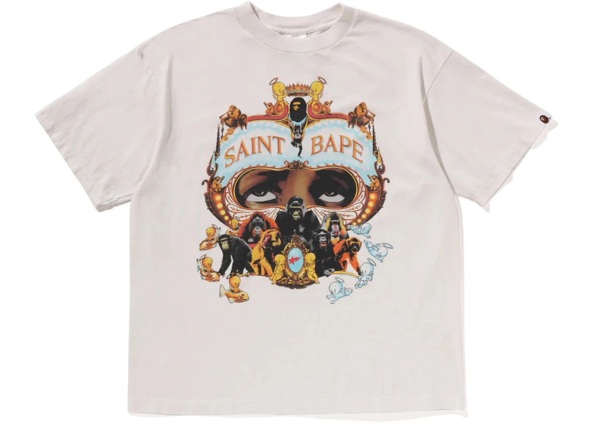 BAPE X Saint Mxxxxxx Generation Tee White