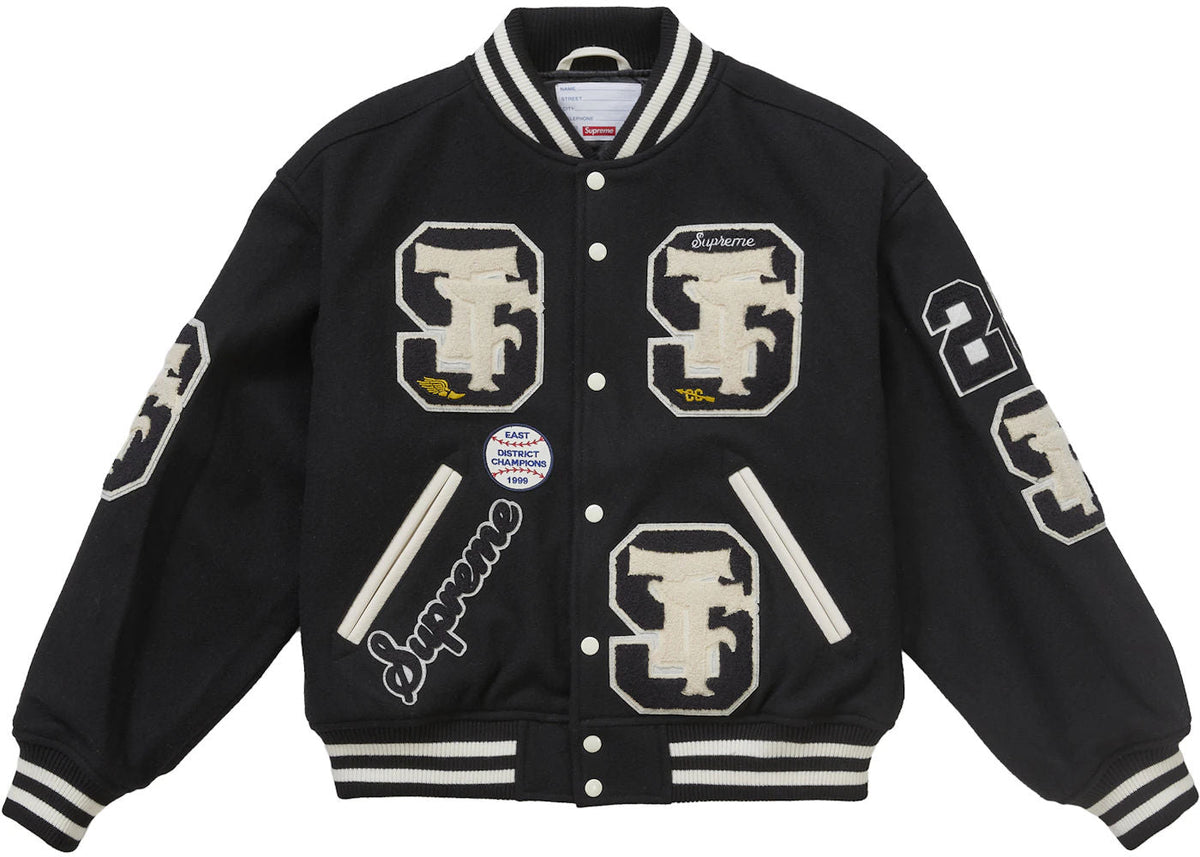 Supreme Drill Team Varsity Jacket Black