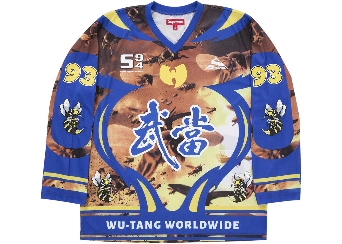 Supreme Wu-Tang Clan Hockey Jersey Blue