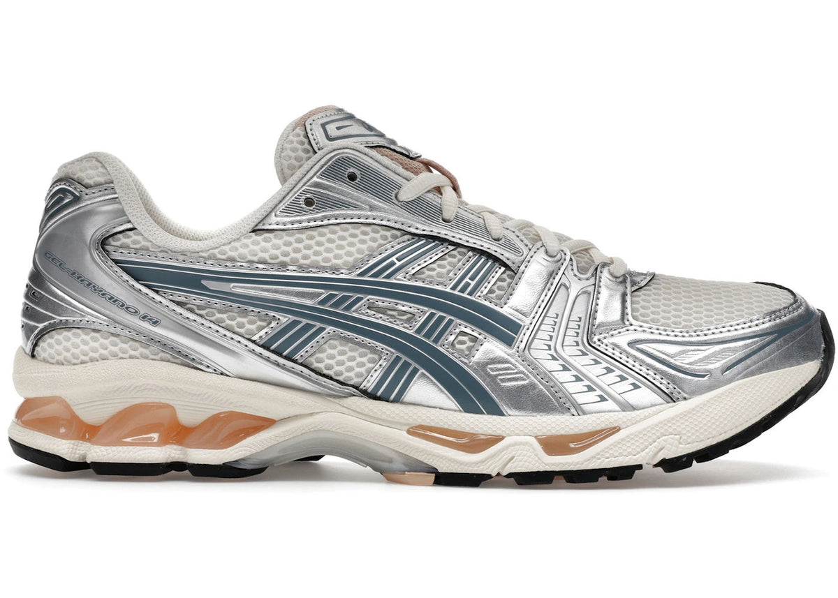 ASICS Gel-Kayano 14 Birch Pure Silver Teal Gold
