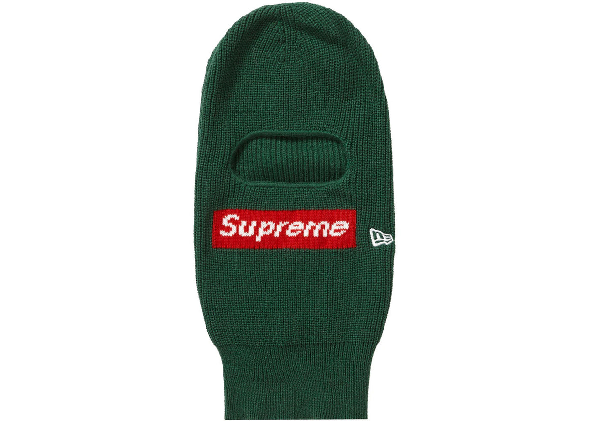 Supreme New Era Box Logo Balaclava Green