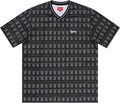 Supreme Grid Soccer Jersey Black
