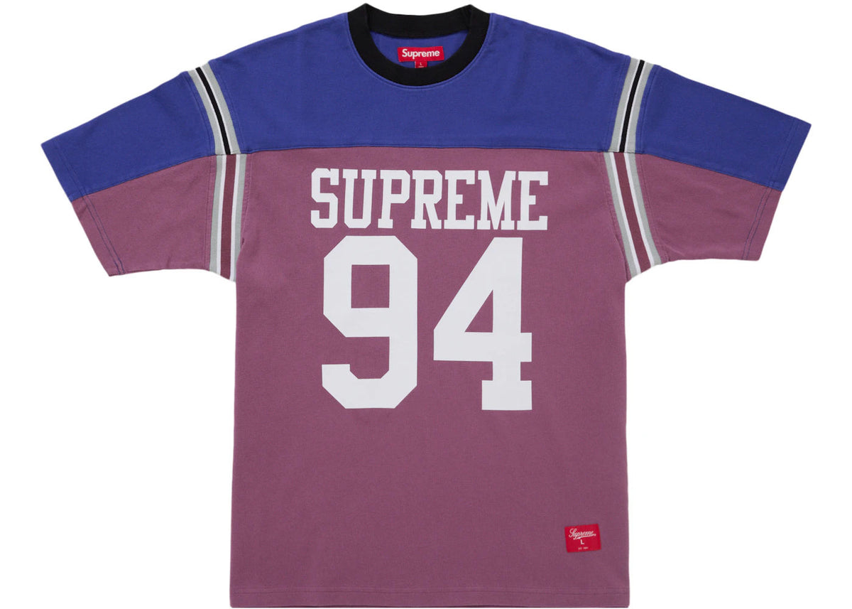 Supreme Split S/S Football Top Dusty Purple - Used/Worn