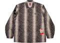 Supreme The North Face Snakeskin Taped Seam Coaches Jacket Black