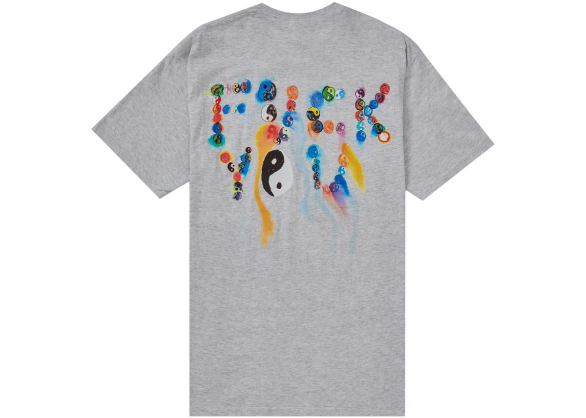 Supreme Yin Yang Tee Ash Grey