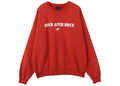 Jordan BIKE AIR x Nigel Sylvester Fleece Crewneck Sweatshirt Cinnabar Red