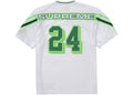 Supreme Jacquard Rib Football Jersey White