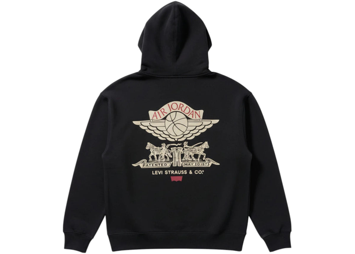 Nike Jordan x Levi's Full Zip Hoodie Black
