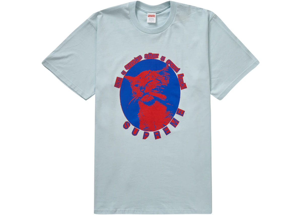 Supreme Smoke Tee (SS23) Pale Blue
