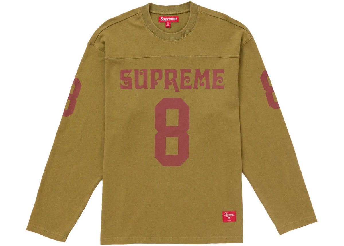 Supreme Affiliated L/S Football Top Light Olive